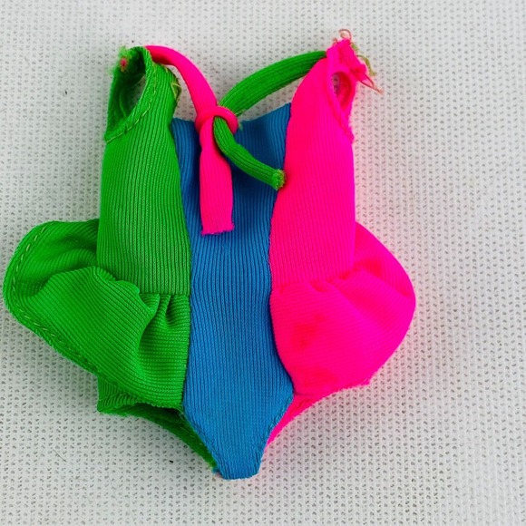 Vintage Dramatic Living Skipper Doll & Swimsuit Rooted Lashes Marked Mattel 1969 - Picture 11 of 12